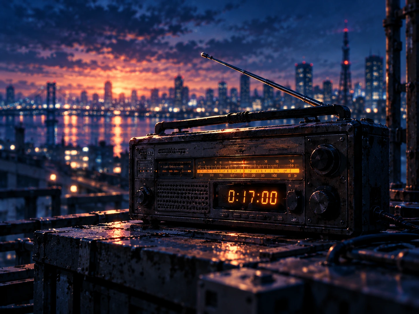 0:17の古いラジオ
